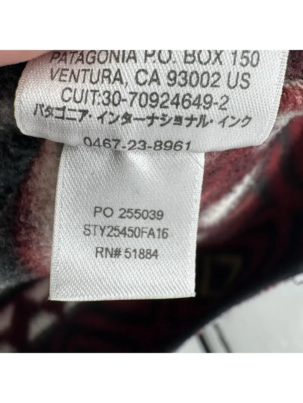 patagonia sweatshirt aztec mens small synchilla snap-t saltillo cinder red
